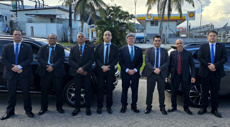 POLICIAIS JUDICIAIS GARANTEM SEGURANÇA DO MINISTRO LUIZ FUX DURANTE VISITA A BELÉM