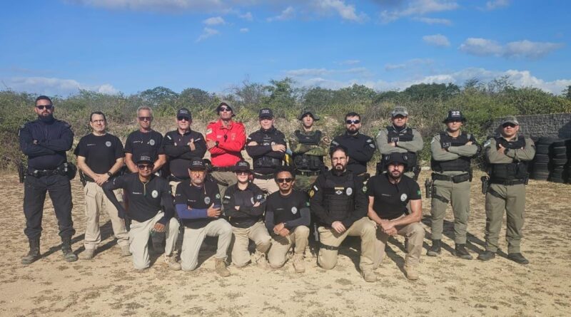 TREINAMENTO INTENSIVO DE COMBATE VEICULAR E TIRO EMBARCADO REÚNE FORÇAS POLICIAIS EM MOSSORÓ