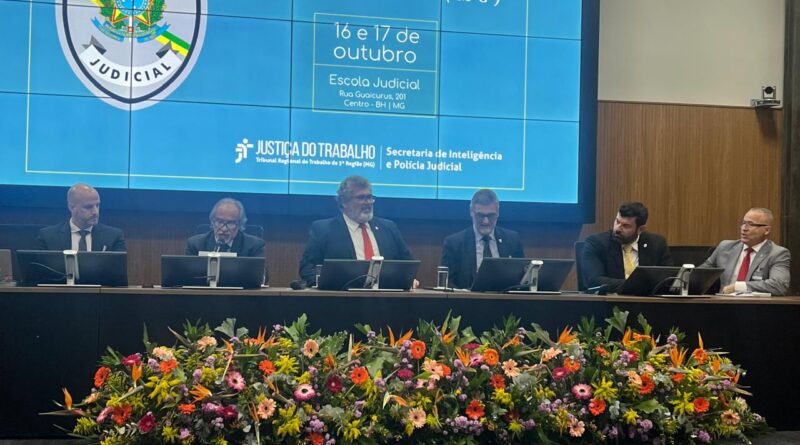 AGEPOLJUS ACOMPANHA O 4º ENCONTRO NACIONAL DE SEGURANÇA INSTITUCIONAL DA JUSTIÇA DO TRABALHO EM MINAS GERAIS