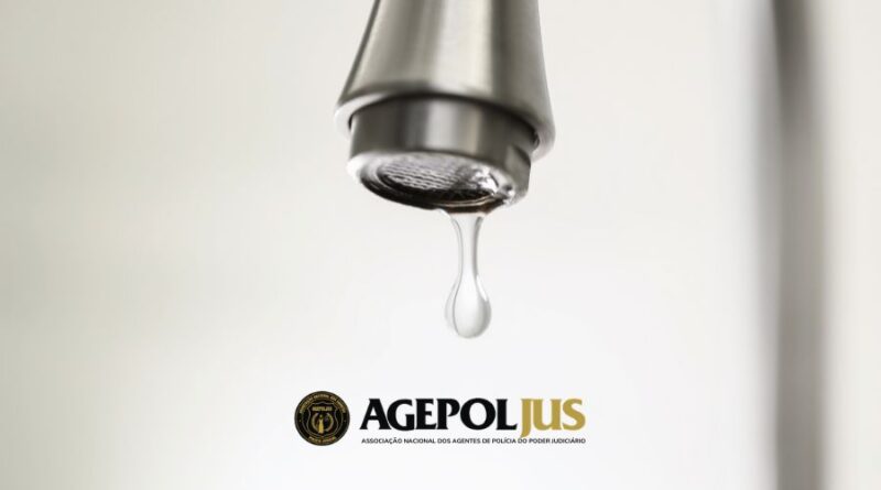 FALTA DE ÁGUA NO PRÉDIO DA SEDE LEVA AGEPOLJUS A ENCERRAR EXPEDIENTE PRESENCIAL NESTA QUARTA-FEIRA