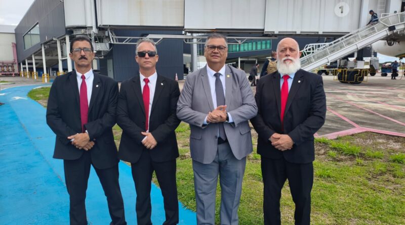 POLÍCIA JUDICIAL DO TRT-PB ATUA NA SEGURANÇA DO MINISTRO FLÁVIO DINO DURANTE AGENDA EM JOÃO PESSOA