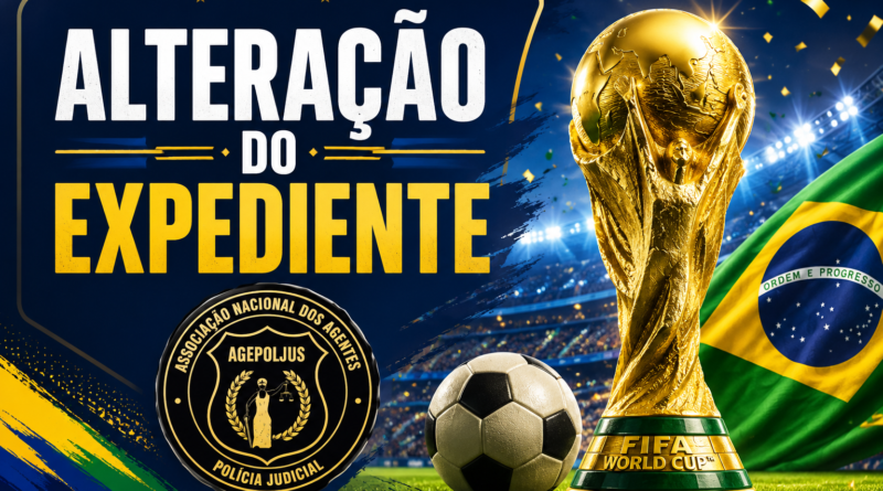AGEPOLJUS INFORMA ALTERAÇÃO NO EXPEDIENTE DA PRÓXIMA SEGUNDA-FEIRA