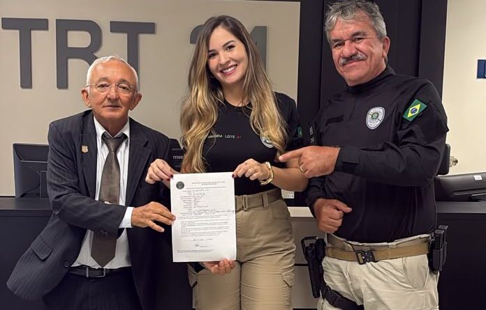AGEPOLJUS RECEBE FILIAÇÃO DA PRIMEIRA POLICIAL JUDICIAL DO TRT-21