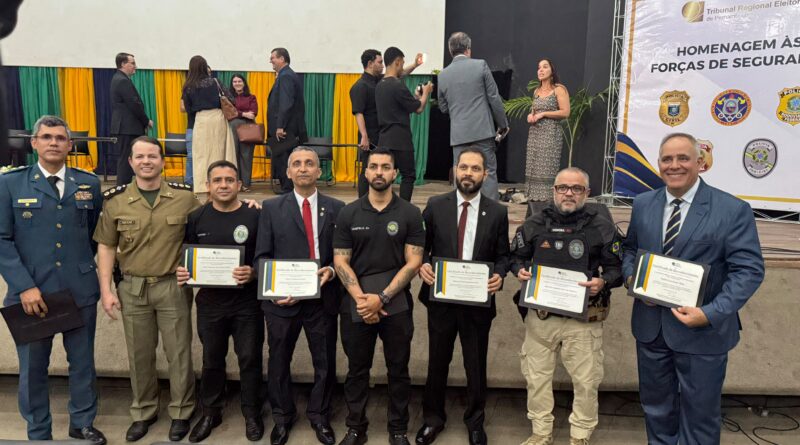 DIRETOR DA AGEPOLJUS EM PERNAMBUCO É HOMENAGEADO PELO TRE-PE POR ATUAÇÃO NA SEGURANÇA INSTITUCIONAL