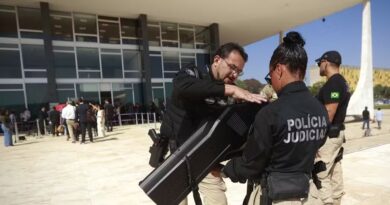 POLÍCIA JUDICIAL DO STF ATUA EM ESQUEMA ESPECIAL DE SEGURANÇA E ABATE DRONE DURANTE JULGAMENTO ENVOLVENDO O MINISTRO ALEXANDRE DE MORAES