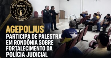 AGEPOLJUS PARTICIPA DE PALESTRA EM RONDÔNIA SOBRE FORTALECIMENTO DA POLÍCIA JUDICIAL